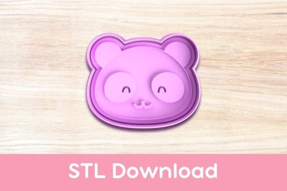 Adorable Panda Cookie Cutter and Stamp STL: A Perfect Addition to Your Baking Kit