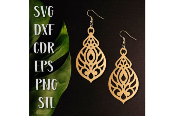 Boho Earrings SVG and 3D Earrings STL: A Versatile Tool for Creators and Entrepreneurs