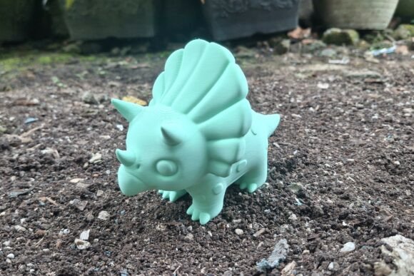Charming Cute Triceratops 3D Print Model