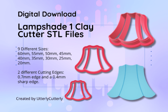 Discover the Versatility of Clay Cutter STL File Lampshade 1- Quirky