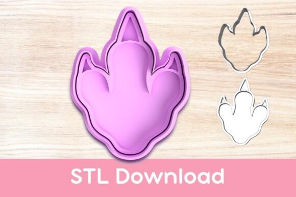 Exploring the Dino Print Cookie Cutter and Stamp STL: A Unique Baking and Crafting Tool