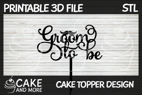 Mustache Groom to Be Topper: A Stylish and Memorable Addition to Your Pre-Wedding Celebrations