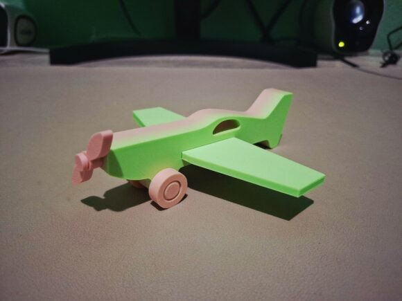 Old Airplane 3D Print Model: A Vintage Aesthetic for Modern Makers