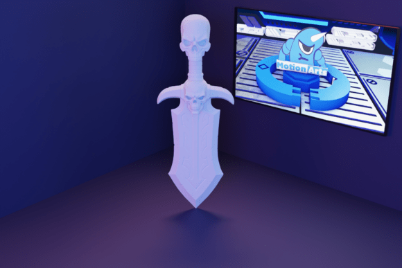 Skull Handle Knife: A Striking 3D Printed Masterpiece