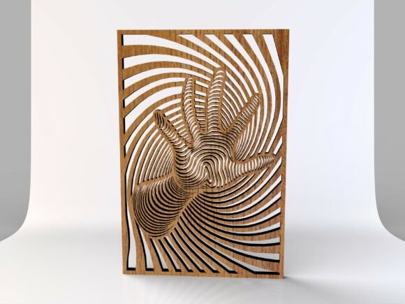 Transform Your Space with 3D Hand Illusion Panel