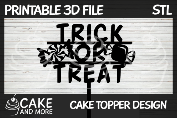 Trick or Treat Cake Topper: A Spooky and Sweet Addition to Your Halloween Celebrations